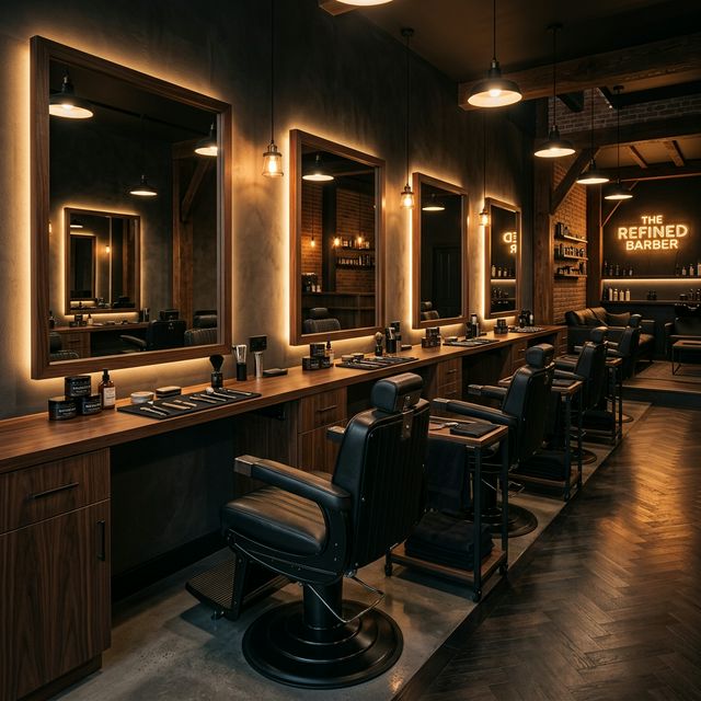 Premium salon interior